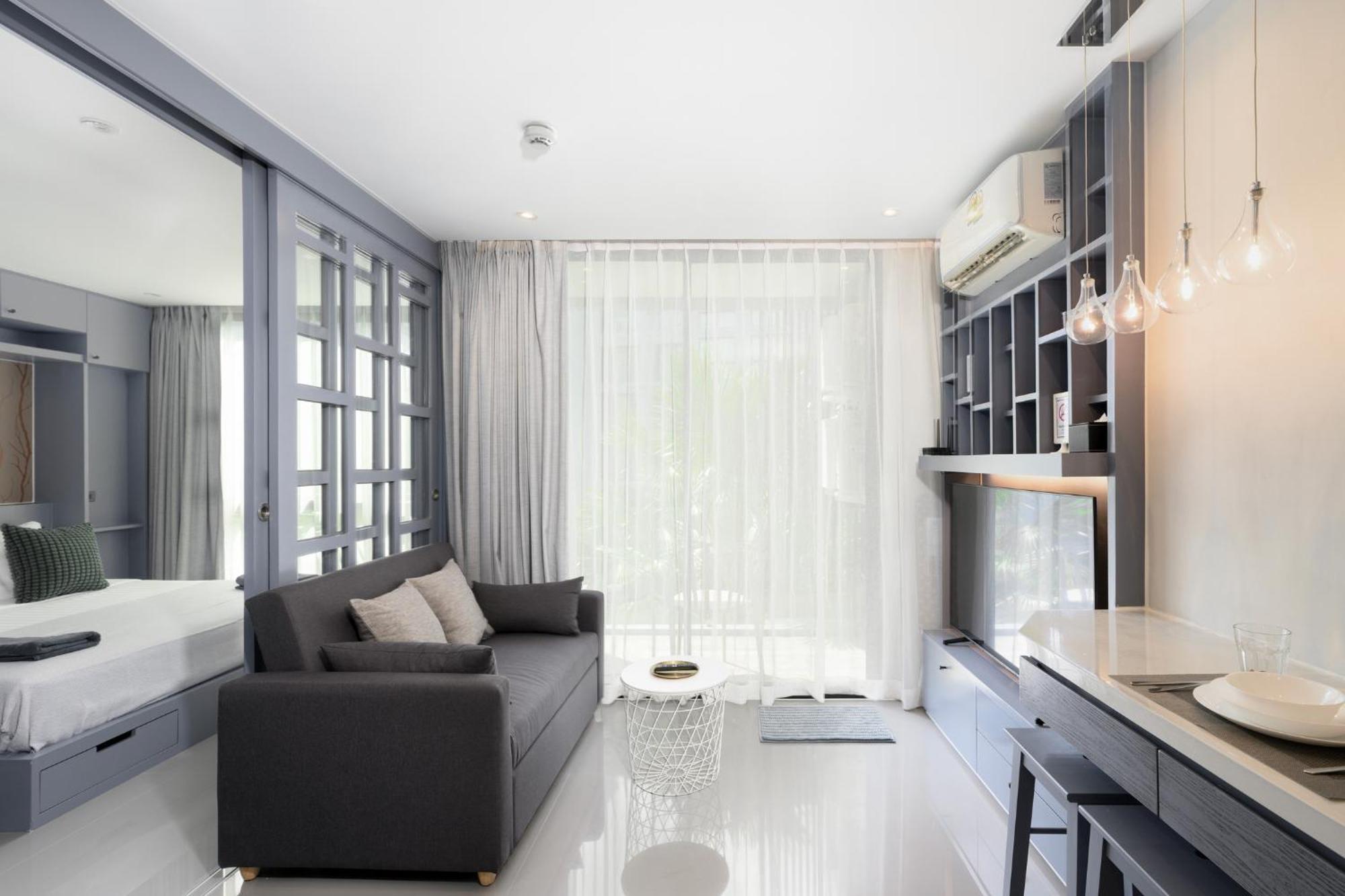 Lägenhet Sabay Rent N303 With Scenic Pool View Surrounded By Palm Trees In Citygate Kamala *